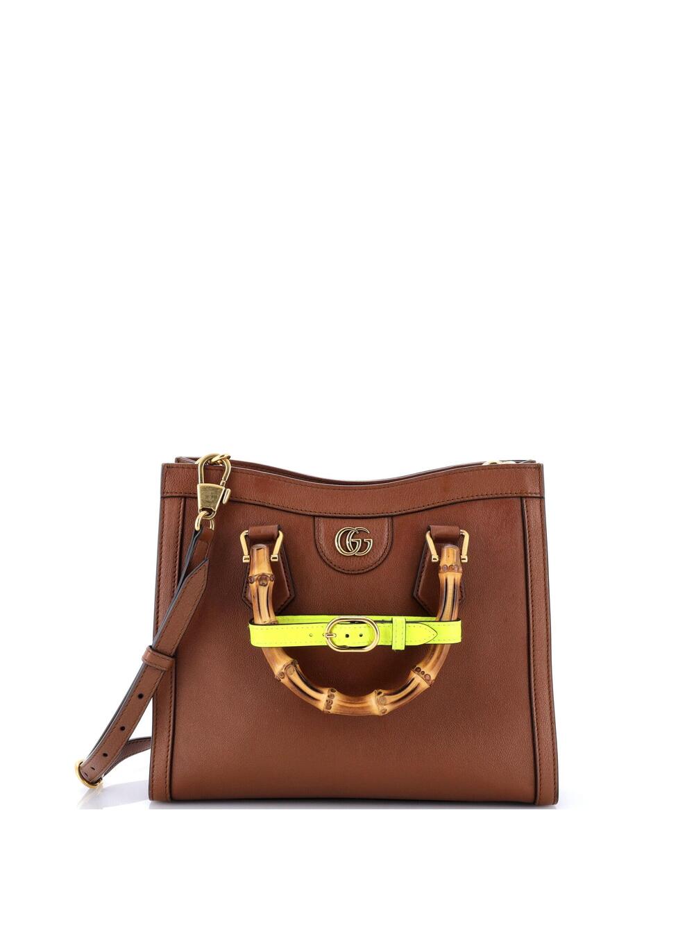 Gucci Diana Nm Bamboo Handle Tote #348064G23B